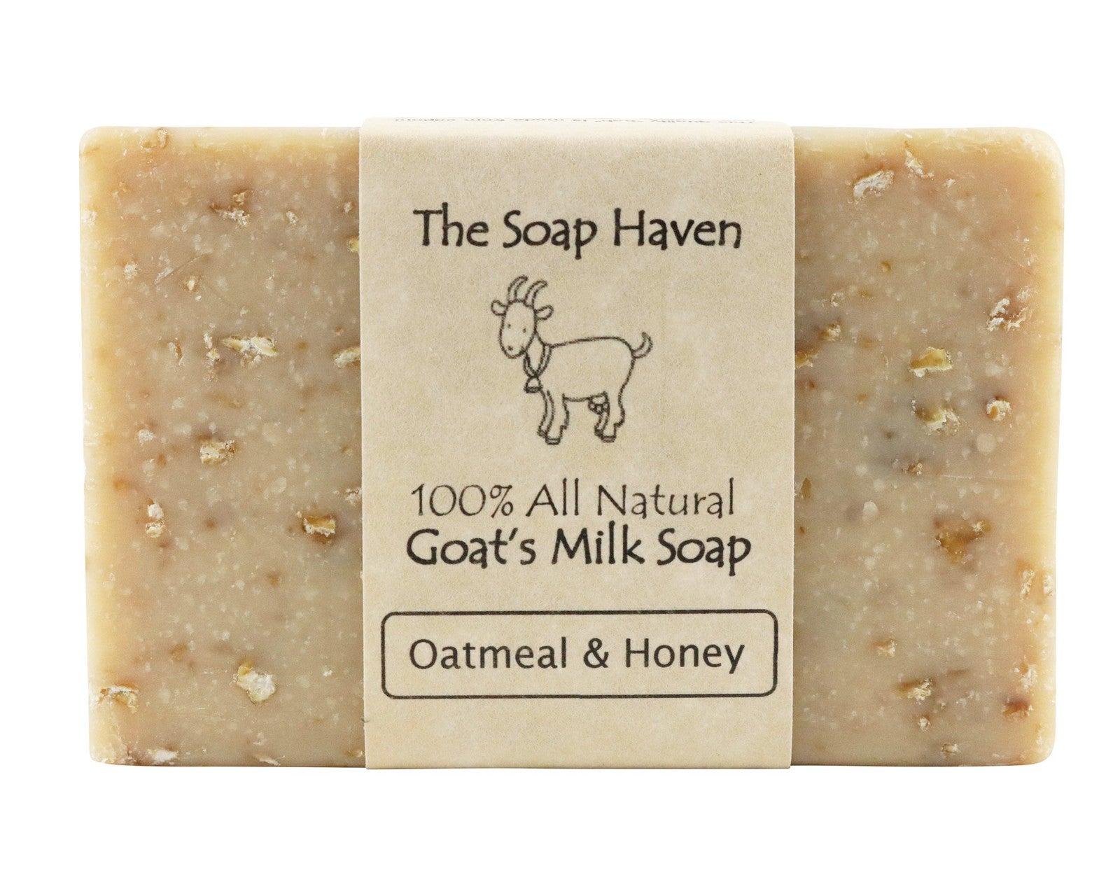 Honey Goat Milk Soap Bars (4 Pack) Handmade in USA, Fragrance Free